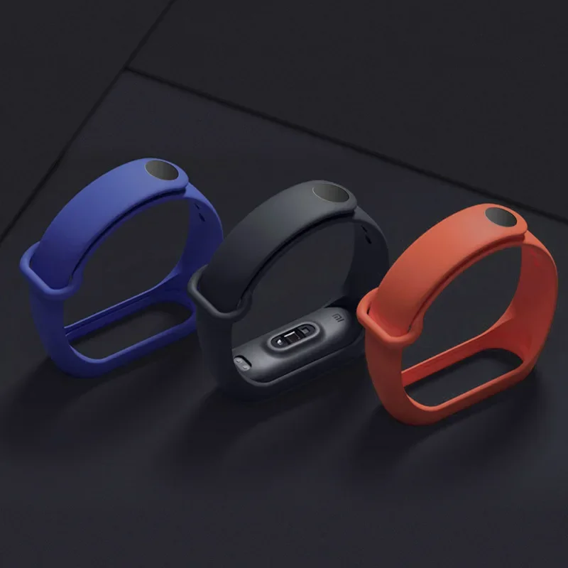 Silicone Wrist Strap for Xiaomi Mi Band 3 4 5 6 7 Sport Bracelet