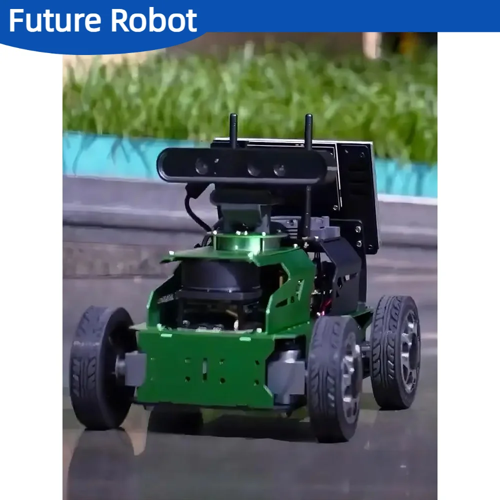 Hiwonder AI ROS Robot Kit Smart Car Programming Vision Slam Radar Mapping Navigation Somatosensory Voice Control For Jetson Nano