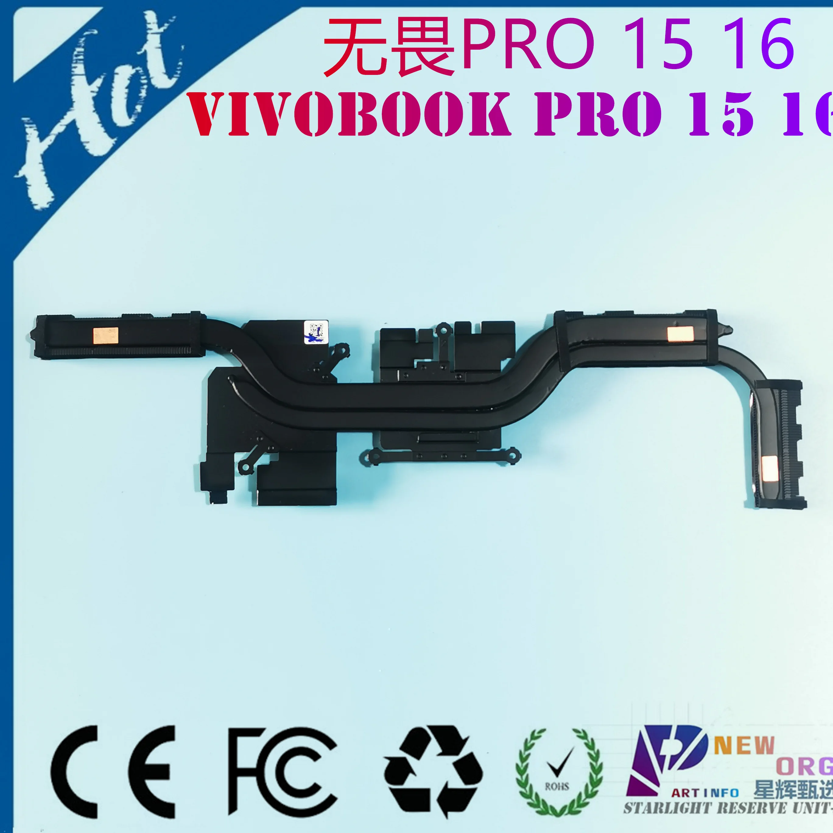 

Laptop Heatsink Cooling For ASUS VIVOBOOK PRO15 K6502 K6502ZC K6502ZE Series DIS Heatsin HQ23310648007