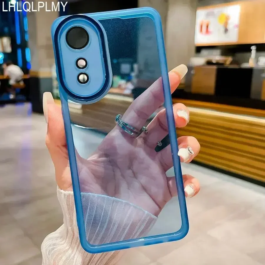 Transparent Protective Phone Case with Camera Lens Film Cover
