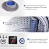 Portable Washing Machine, Full Automatic Washer and Dryer Combo, with Built-in Pump Drain 8 LBS Capacity Compact Laundry Washer 6