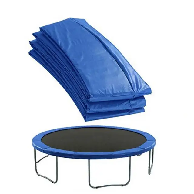 6/8 Hüvelykes Univerzális Trambulin Oldalvédő Burkolat Csere Biztonsági Pad Rugó Burkolata Kék Pvc Vízálló Él Öböl - Image 4