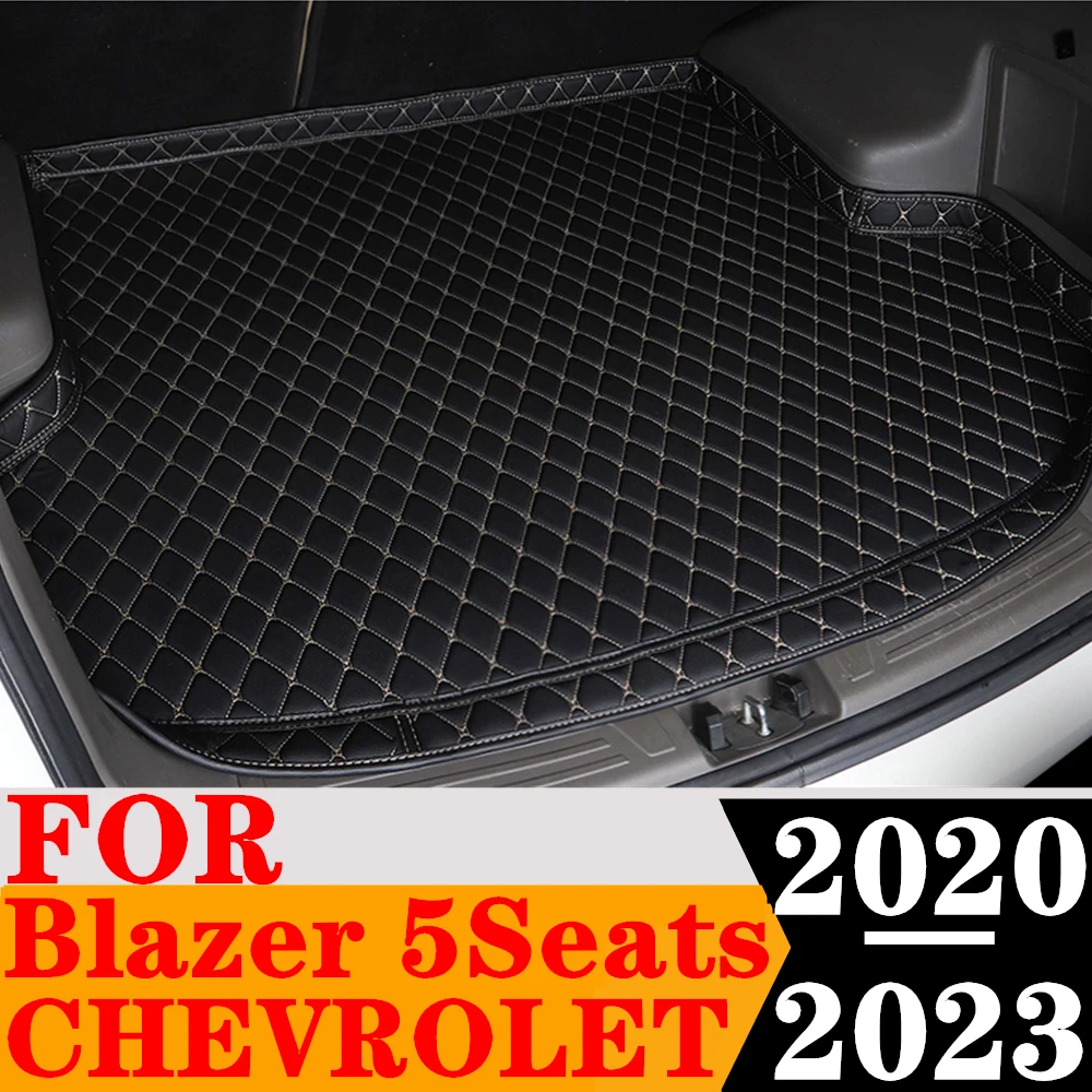 

Высококачественный коврик для багажника автомобиля для Chevrolet Blazer, 5 сидений, 2023, 2022, 2021, 20, подходящий под заказ, задний багажник XPE, коврик для багажа, задняя грузовая подкладка