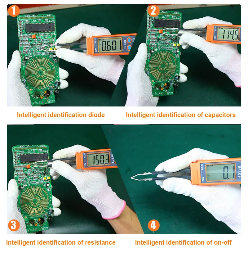 inteligente smd tester instrumento resistor faixa automática