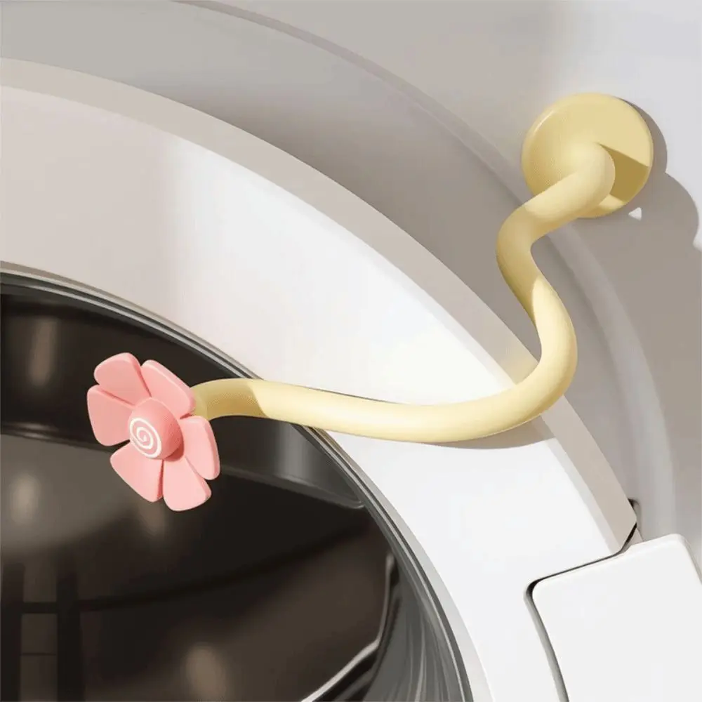 Magnetic Base Washing Machine Door Stopper Removable Flower Ventilation Buckle Magnetic Washer Door Holder