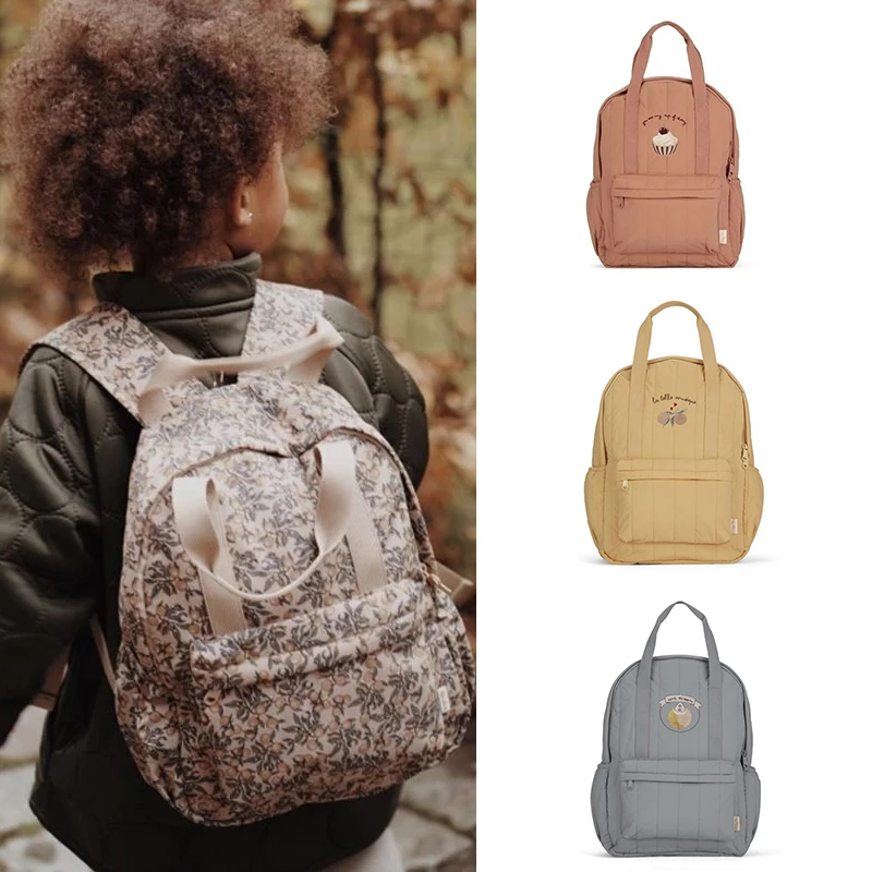 

KS Brand Children Backpacks Primary Schoolbag Toddler Boys Girls Kindergarten Backpack Vintage Style School Bags Baby Travel Bag