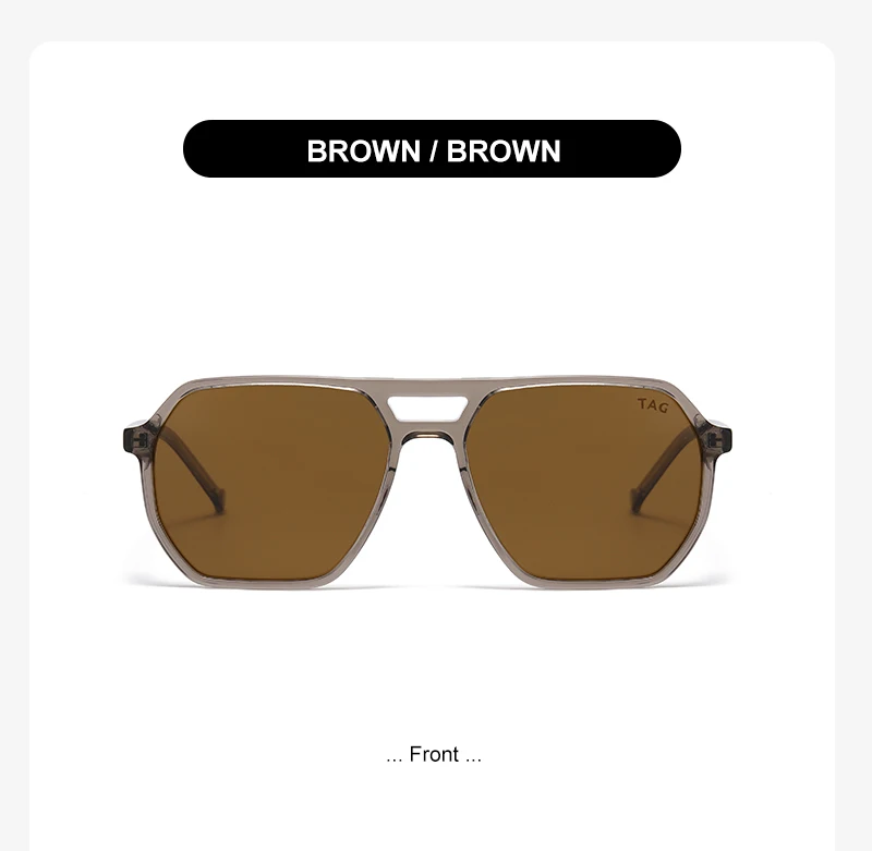 TAGHezekiah Vintage Acetat Polarisierte Sonnenbrille Herren Mode Retro Designer S8581 Sonnenbrille Damen Luxusmarke 2025 Sonnenbrille – Detail 14