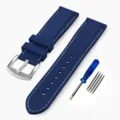 Blue White Silver