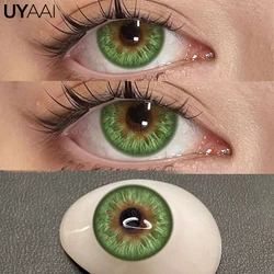 Vivid Color Bionic Iris Contact Lenses | Green, Blue, and Brown Options | Perfect for Daily Wear, Parties, and Travel (Green snake)