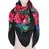 140x140CM Printed Square Scarf for Women Chinese Retro Style Uitable for All Seasons Shawl Handkerchief Babushka Hijab Head Wrap 3
