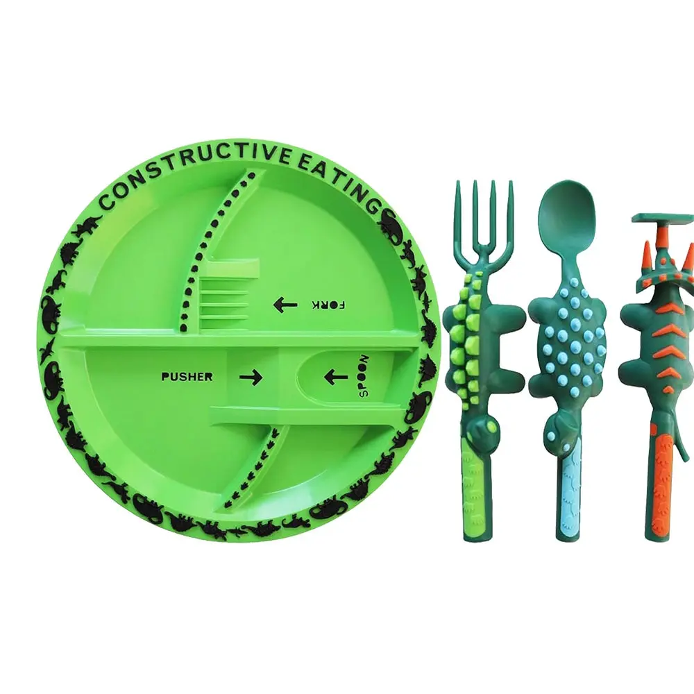 

Constructive Eating Dinosaur Combo Dinnerware Set And Plates Separate Toddler Plates For Toddlers Infants Children