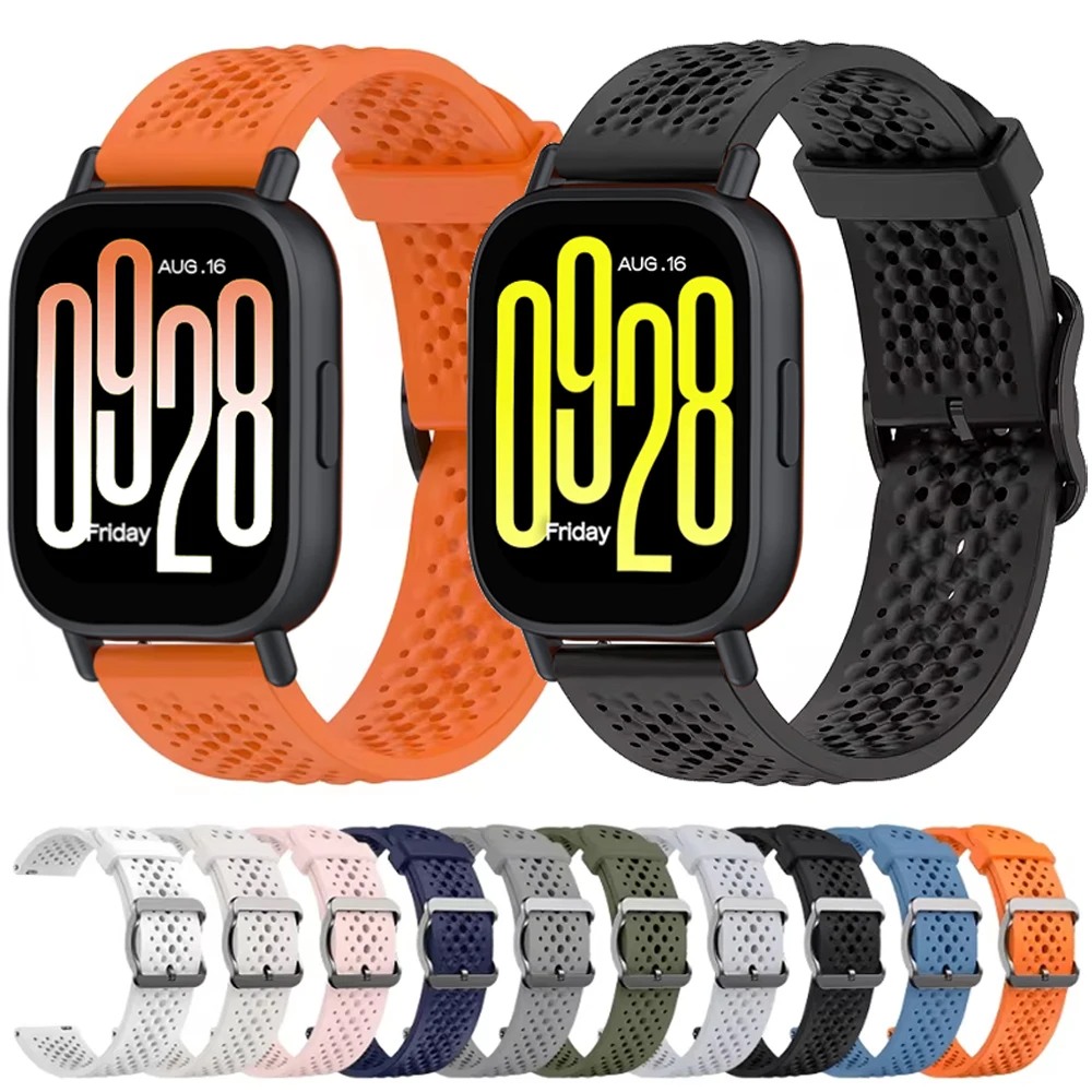 Breathable Porous Silicone Strap for Smart Bracelet Replacement Accessories
