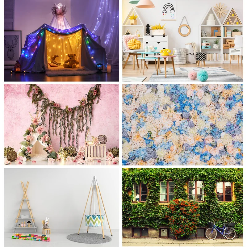 

vinylCustom Photography Backdrops Props Children's Birthday Festival Landscape Theme Photo Studio Props 2231 ZL-03