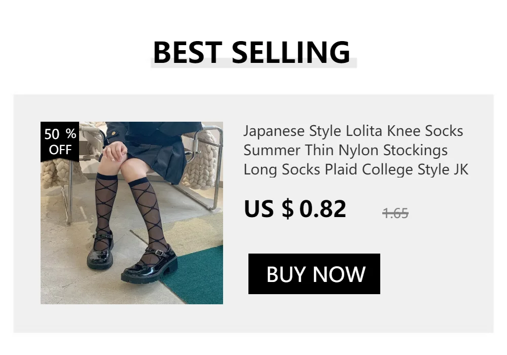 Description Picture 4 of itemWomen Sexy Striped Thin Transparent Thigh High Long Stockings Lingerie Hosiery Nylon Knee High White Black Socks Women Tights