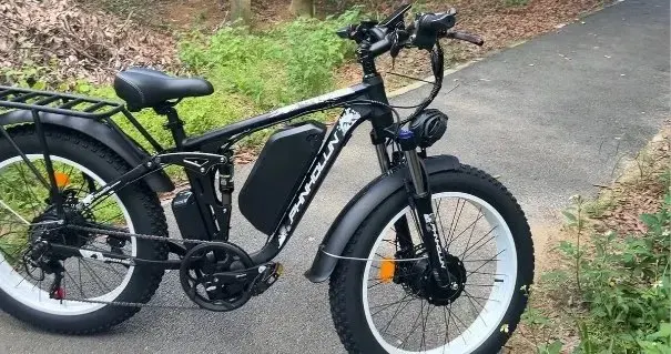 3000W new popular model launched with a maximum speed 50kmh of Ebike Seeker24 fat tire ebike dual motor 52V 23AH photo review