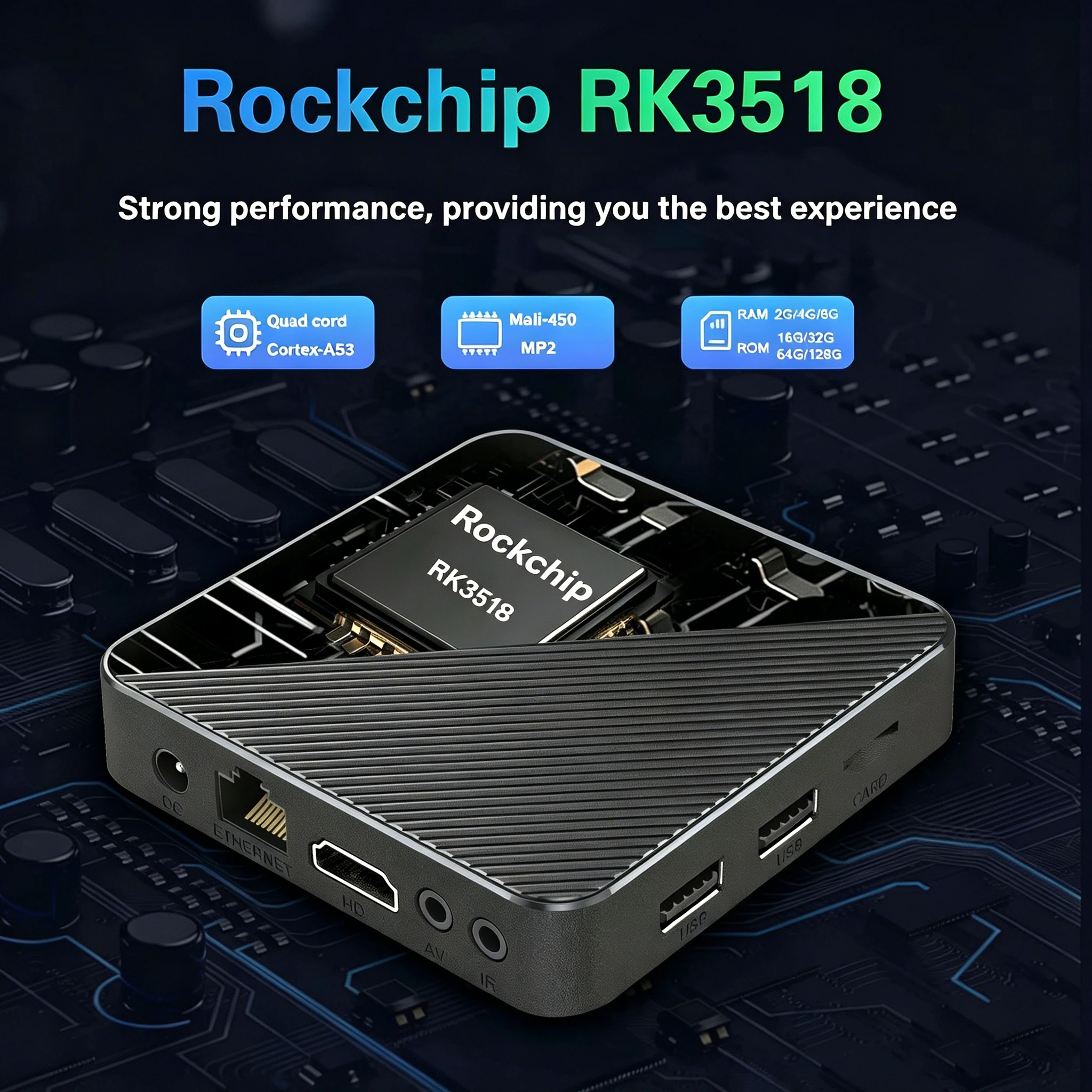 Smart TV Box Android16 2026 T8 RK3518 Wifi6 Google Assistant 8K Video BT6.0 Netflix 8GB 128GB Media Player Very Fast Set Top Box - Imagen 6