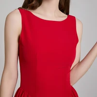 Suninheart 2025 Elegant and Beautiful Women's Dresses Red Sleeveless New Year Party Dresses Sexy Casual Birthday Dress - Image 5