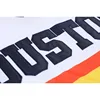 Customized Name And Number Men's Embroidery Baseball Jersey Houston Rainbow V-Neck Personalized Short Sleeve Down Shirts 5