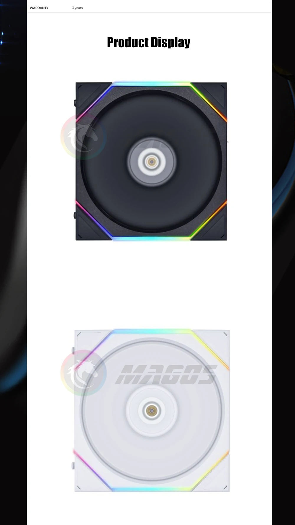 Case Fan Watercooler, Uni Fan GEN.4th 90CFM