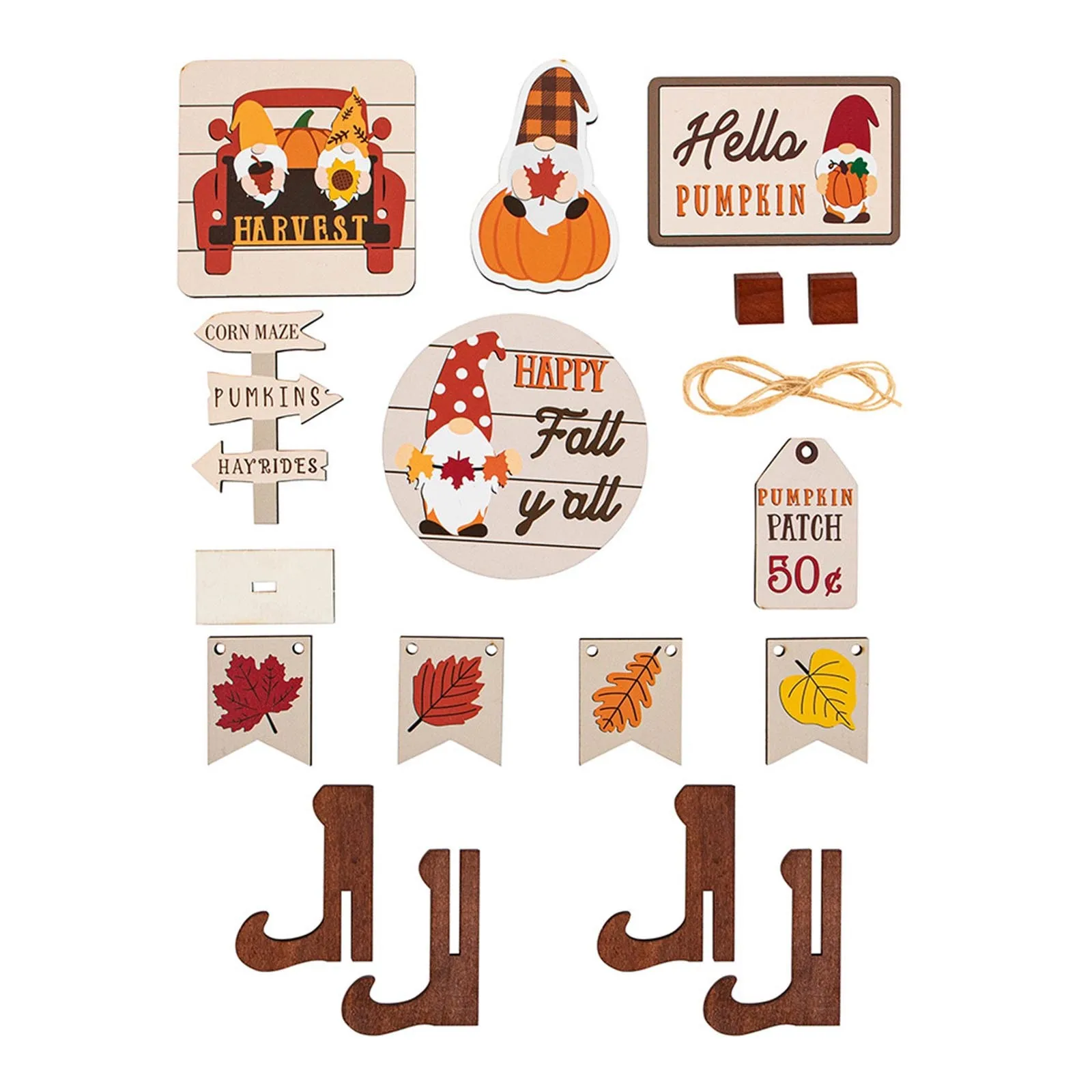 

1 Set Fall Tiered Tray Decor Set Fall Thanksgiving Decor Home Fall Decor Fall Tiered Tray Coffee Station Decorations With Tray