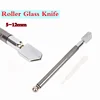 178mm Professional Oil Feed Glass Cutter Diamond Antislip Metal Handle Cutting Tools 5-12mm 2