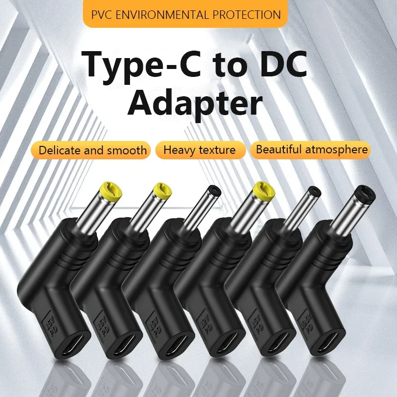 Universal 19V PD Type C Female to DC Male Adapter