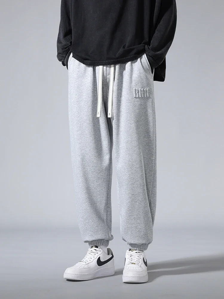 Herren Jogger Baumwolle/Polyester Jogginghose Große Größe 8XL 7XL 6XL Sport Baggy Hosen Sting Banding Hip Hop Lose Haremshose – Detail 4