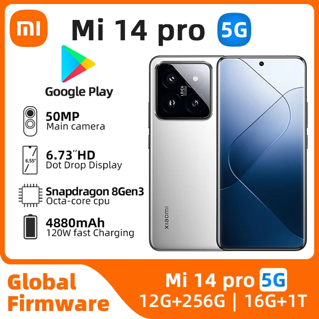 Смартфон Xiaomi Mi 14pro, 6,73 дюйма, Snapdragon 8 Gen 3, 50 МП, экран 120 Гц, 120 Вт 1