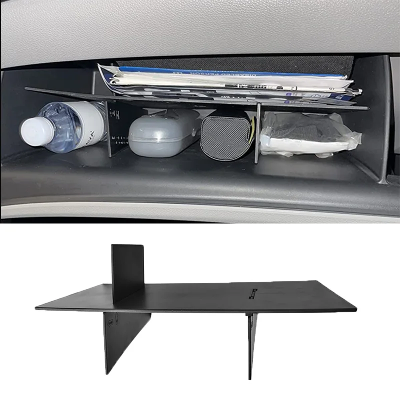 

For Honda Pilot 2016-2023 / Ridgeline 2017-2023 / Passport 2019-2023 Accessories Insert Glove Compartment Double Compartment