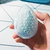 Sponge Stand Storage Case Egg Shaped Rack Transparent Puffs Drying Box Make up Blender Puff Holder Empty Cosmetic Beauty Tool 2