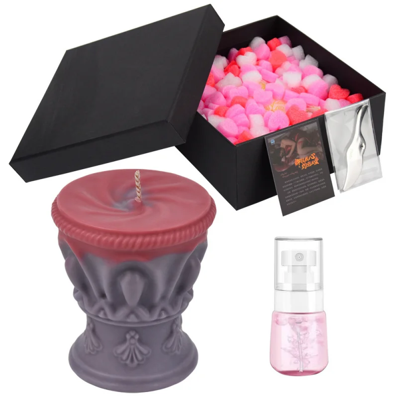 Soy Beeswax Sexy Low Temperature Slightly Painful Candle Couple Foreplay Stimulation Toys Adult Supplies Aromatherapy set