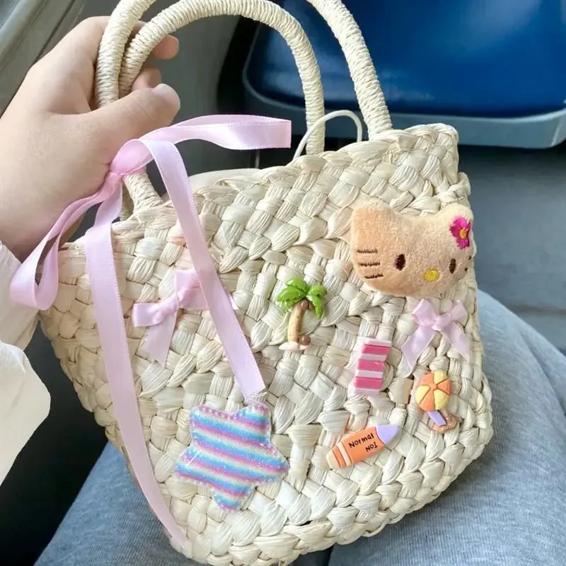 2024 Cute And Sweet Hellokitty Katie Sanrio Cartoon Handheld Girl