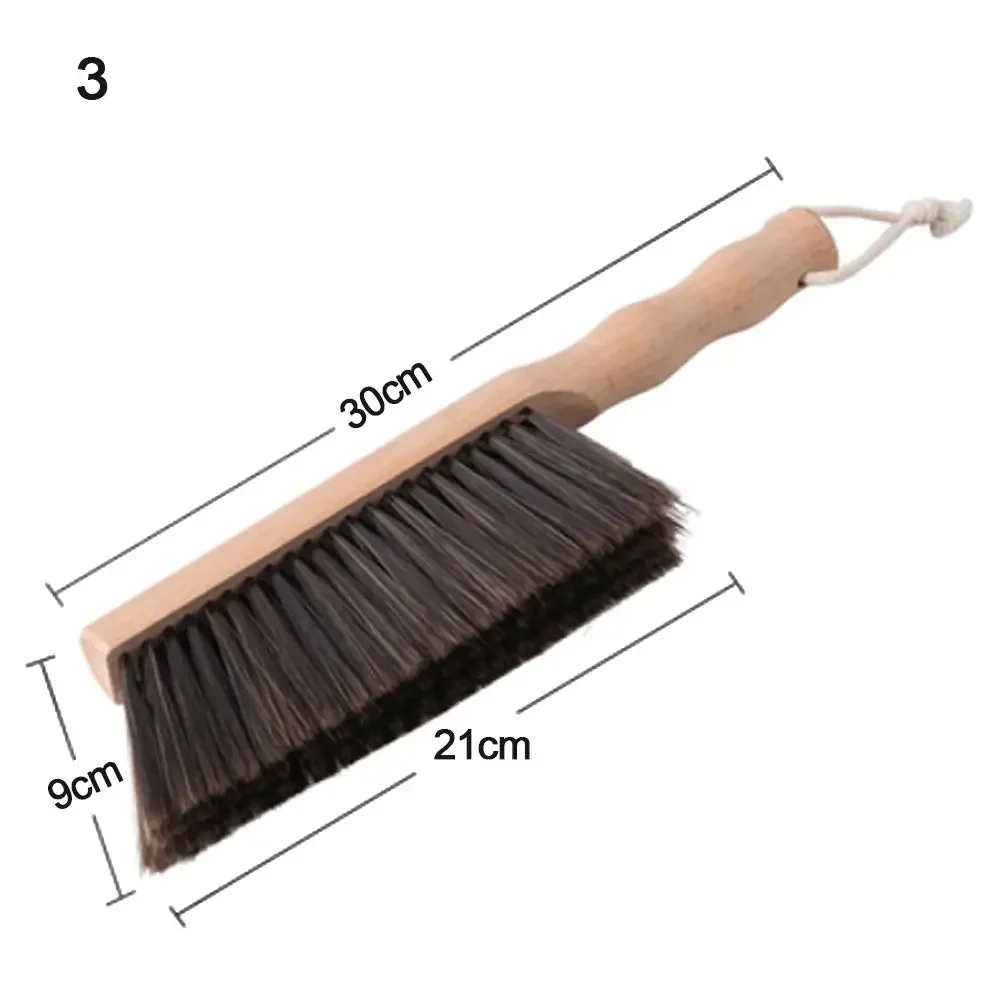 Palm pot brush for pet hair removal