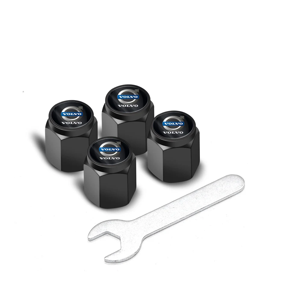 thumbnail image 1 of 4 tapones para válvulas de neumáticos de coche, accesorios para Volvo XC90 XC60 C30 T6 S60 C70 XC40 V40 XC70 V70 V60 V50 S80 S40 AWD V90 S90, 1 of 5