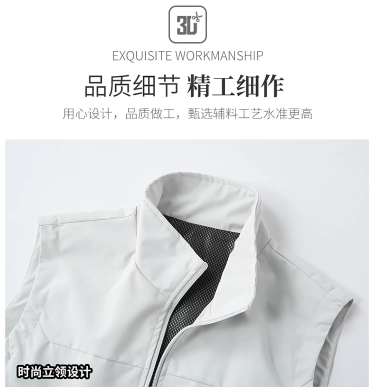 Description Picture 5 of itemSummer Men's Tank Top Casual Fashion Multiple Pockets Black Coat Middle-aged And Young Photography Fishing Sleeveless Jacket