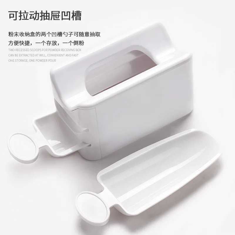 Double French Powder Box for Nail Glitter Powder Recycling portable nail tools,acrylic nail powder,nail powder
