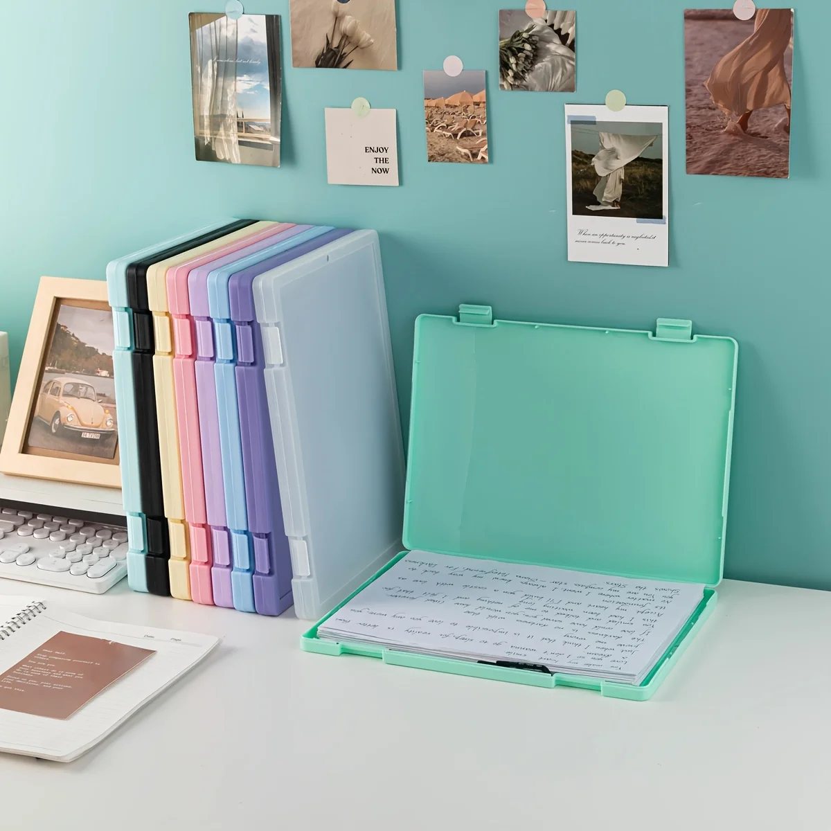 Clear Plastic A4 Document Folder: Multi-Purpose, Waterproof, And Perfect for Home, Office, Or School Use