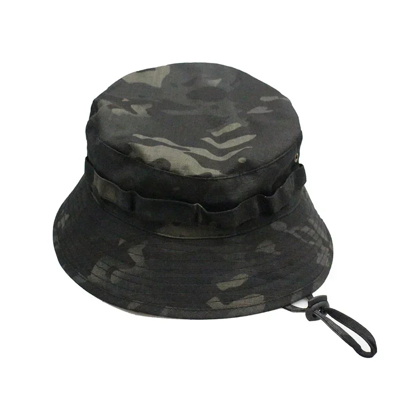 Cappello Boonie mimetico tattico Multicam Uomo Sport Berretto da caccia Pesca Escursionismo Arrampicata Cappelli da sole antivento estivi - immagine 5