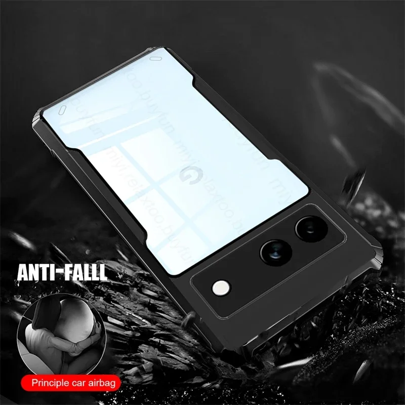 Shockproof Transparent Acrylic Phone Case with TPU Soft Frame