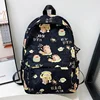 Kawaii Cartoon Capybara Backpack Funny Large Capacity Capybara School Bag Student Laptop Bag School Backpack for College Student 1