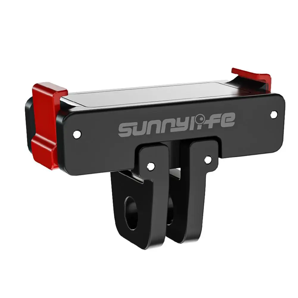 Magnetic Quick Release Adapter Base For DJI Osmo Action 5 Pro Stable Installation Foldable Quick-release Two Claw Mount