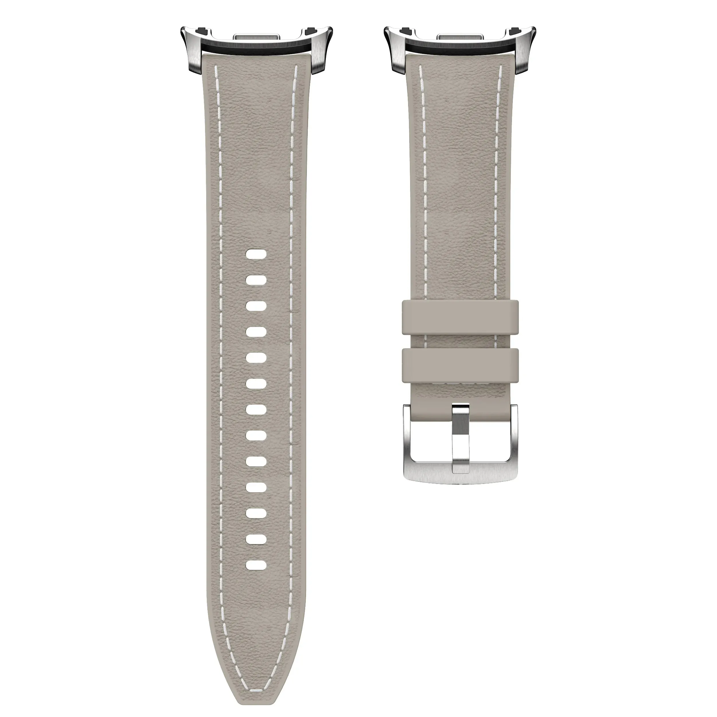 Premium Silicone-Leather Strap for Galaxy Watch 8 - Comfortable and Stylish Wristband Bracelet