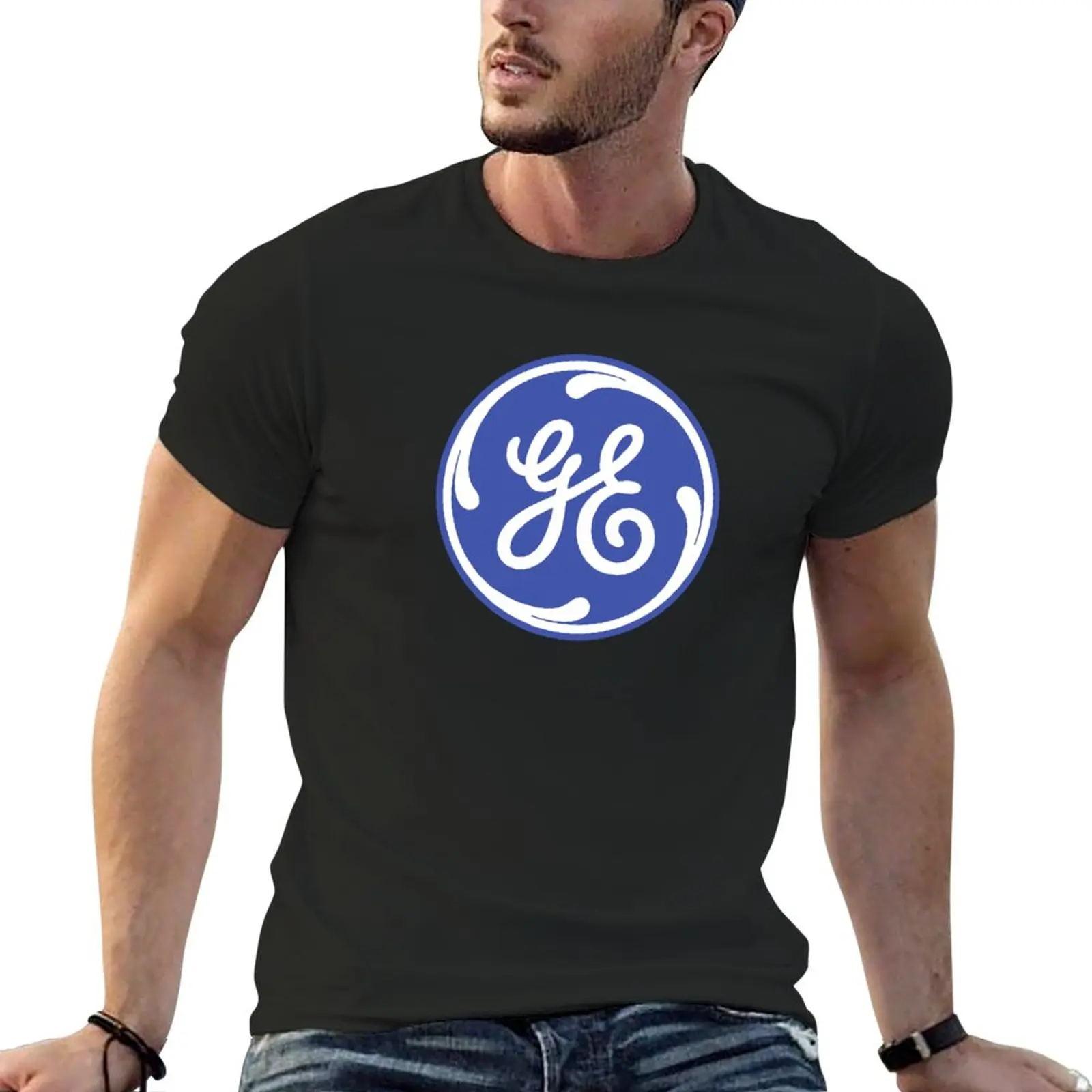 

New General Electrics T-Shirt blank t shirts vintage clothes mens t shirts pack