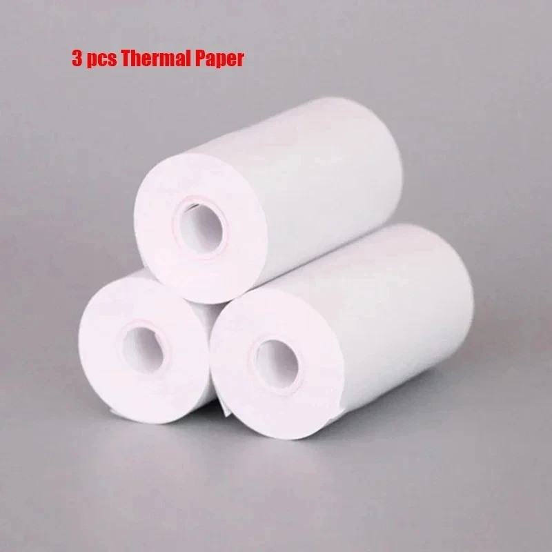 Printer Paper Thermal Paper 58mm Mini Photo Rolls 57*25MM White Color Gift DIY Sticker Label Receipt Bill Self-adhesive craft paper handmade craft paper handmade paper scrapbooking paper