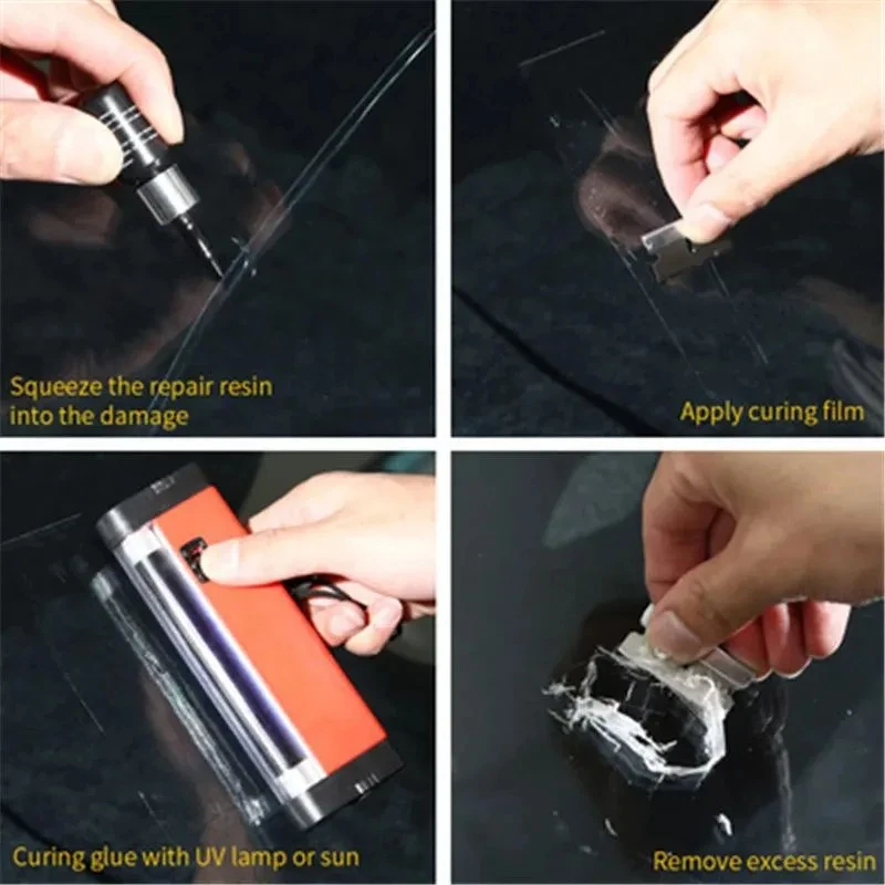 Car Windshield Repair Tool Upgrade Auto Glass Repair Fluid Window Scratch Crack Restore