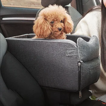 Sedile Auto Portatile per Cani e Gatti, Compagno di Viaggio, Letto Auto Sicuro per Animali Domestici, Trasportino per Cani, Accessori per la Protezione del Gatto