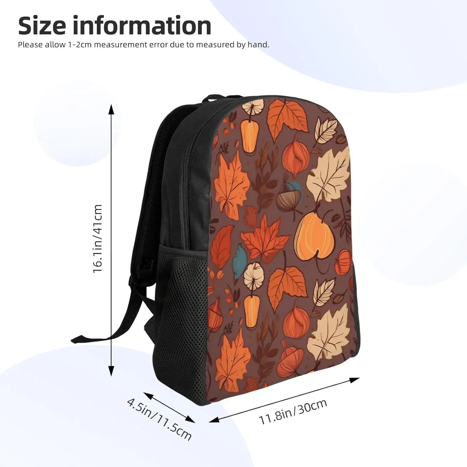 가을 노트북 배낭 여성용 남성용 대학 배낭 작업 비즈니스 컴퓨터 가방 경량 Bookbag 교사 간호사 가방 캐주얼 데이
