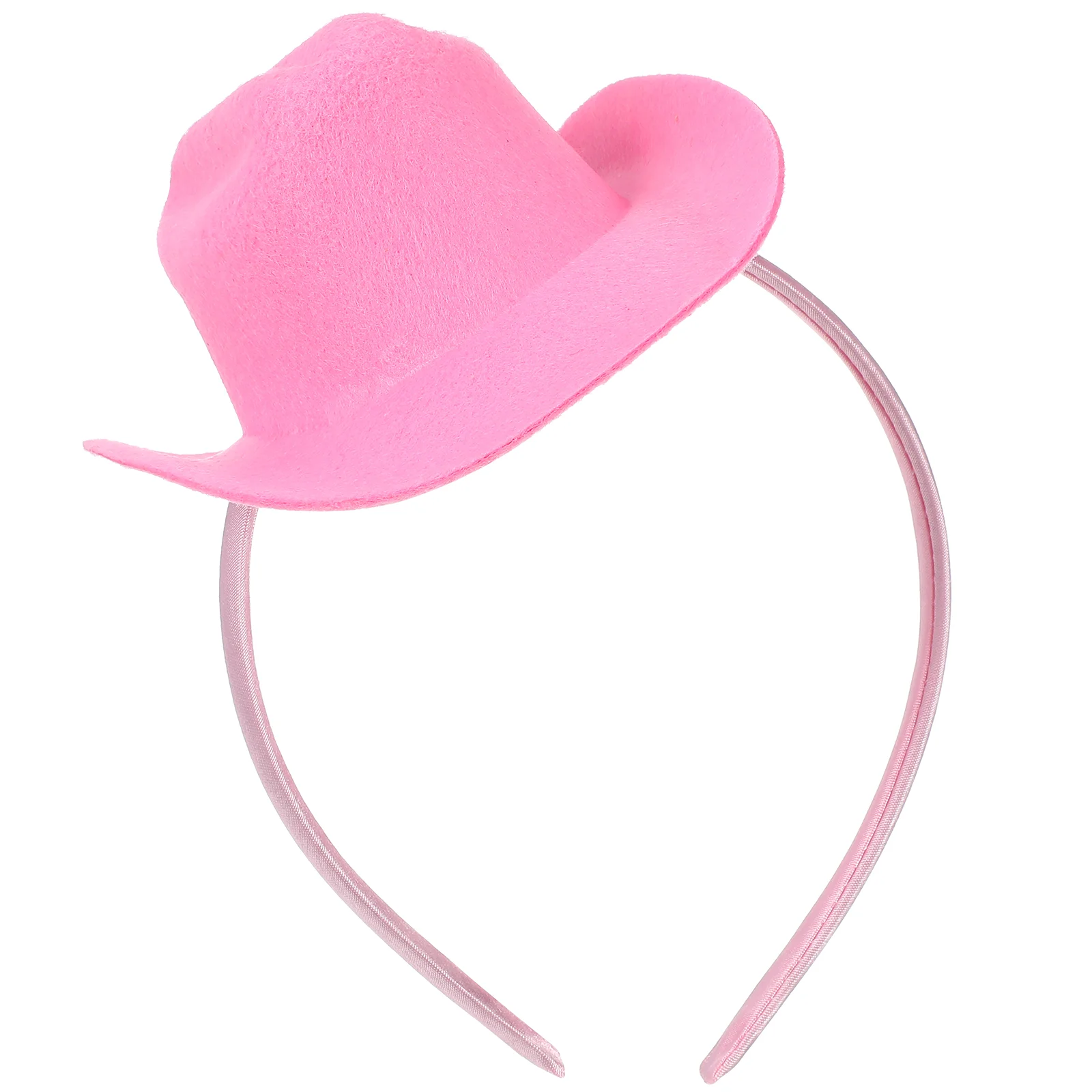 

Headgear Mini Cowboy Hat Headband Women's Hats for Tiny Polyester Party Cowgirl Cute Headbands
