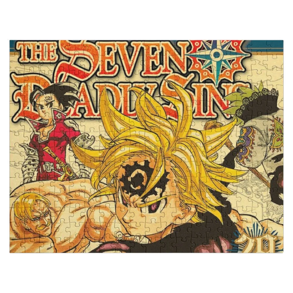 

Seven Deadly Sins Jigsaw Puzzle Custom Wooden Gift Personalized Gifts Custom Puzzle