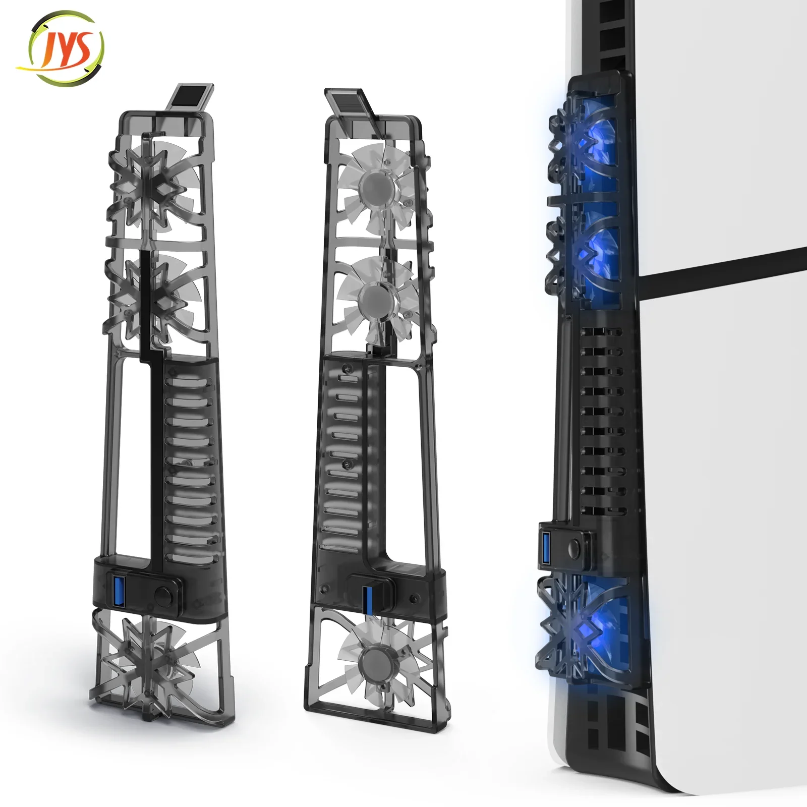 HOT JYS-P5175 Cooling Fan for PS5 Pro Console fan For PS5 slim Gaming Accessories with LED Light Cooling System